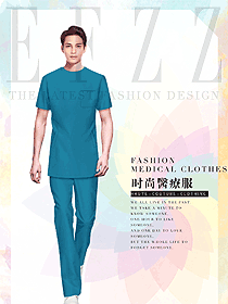 原創(chuàng)設(shè)計牙科醫(yī)生護(hù)工服裝款式圖832