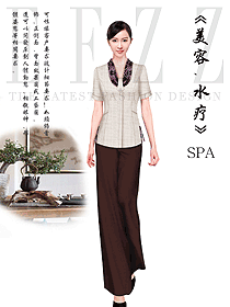 新款美容養(yǎng)生技師工作制服設(shè)計(jì)圖843