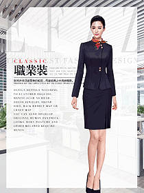 時(shí)尚女職業(yè)裝夏裝制服設(shè)計(jì)圖985