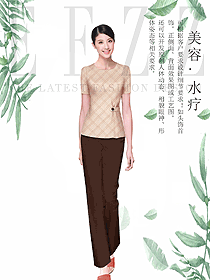 新款美容養(yǎng)生技師工作制服設(shè)計(jì)圖848