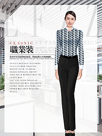 時(shí)尚女職業(yè)裝長(zhǎng)袖襯衫制服設(shè)計(jì)圖403