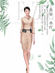 原創(chuàng)制服設(shè)計(jì)總臺(tái)收銀接待服裝款式圖454