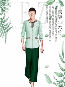 時(shí)尚男款美容技師制服設(shè)計(jì)圖855