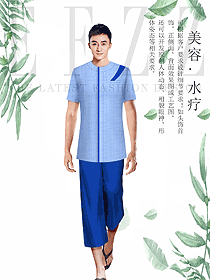 新款美容養(yǎng)生技師工作制服設(shè)計圖860