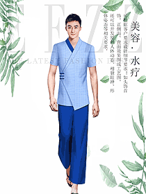 新款美容養(yǎng)生技師工作制服設(shè)計圖864