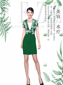原創(chuàng)制服設計總臺收銀接待服裝款式圖471