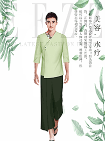 新款美容養(yǎng)生技師工作制服設(shè)計(jì)圖872