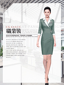 時尚女職業(yè)裝夏裝制服設(shè)計圖1027
