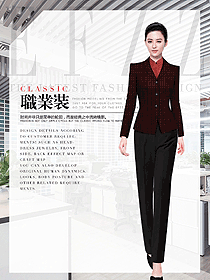 原創(chuàng)設(shè)計(jì)女秋冬職業(yè)裝制服設(shè)計(jì)圖1834