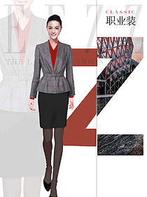 原創(chuàng)制服設計女職業(yè)裝夏裝款式圖1034