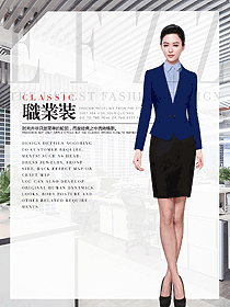 時(shí)尚女職業(yè)裝夏裝制服設(shè)計(jì)圖1037