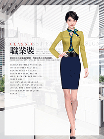 原創(chuàng)制服設計女職業(yè)裝夏裝款式圖1038