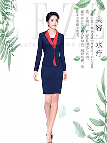 原創(chuàng)設(shè)計(jì)總臺(tái)收銀接待服裝款式圖482