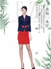 時(shí)尚女款總臺(tái)收銀接待制服設(shè)計(jì)圖483