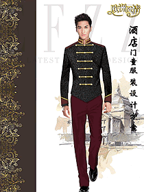 新款星級酒店門童制服設(shè)計圖1288