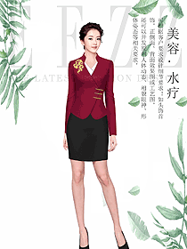 桑拿水區(qū)總臺服務員制服款式圖493