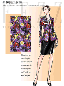 上海酒店大堂服務員制服設(shè)計圖1272