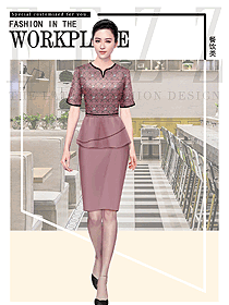 泰式餐館服務(wù)生制服設(shè)計(jì)圖419