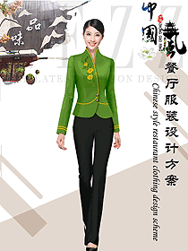 特色主題餐廳員工制服設計圖2188