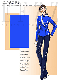 游樂場(chǎng)海洋館餐廳員工制服效果圖1280