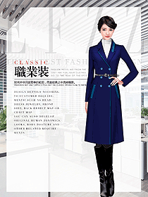 職場小清新女職業(yè)裝大衣制服設(shè)計圖296