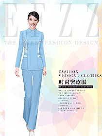 淺藍(lán)色會(huì)所服務(wù)生制服設(shè)計(jì)圖905