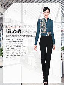 時(shí)尚女職業(yè)裝長袖襯衫效果圖427