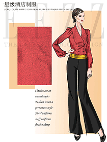 酒店大堂工作制服設(shè)計(jì)圖1285