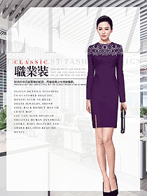 時(shí)尚女職業(yè)裝夏裝制服設(shè)計(jì)圖1049