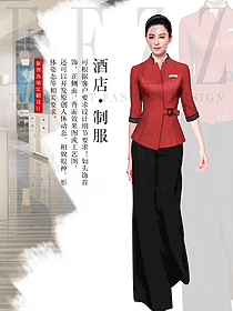 中餐服務(wù)員制服設(shè)計(jì)圖2197