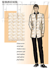 酒店前廳接待制服設(shè)計圖1293