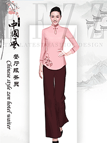 中餐服務(wù)員制服設(shè)計圖2198