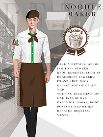 原創(chuàng)服裝設(shè)計(jì)廚師制服設(shè)計(jì)圖509