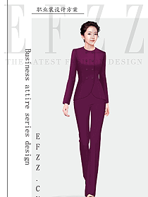 OL通勤裝女秋冬職業(yè)裝設(shè)計圖1858