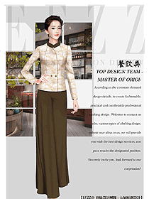 特色主題餐廳員工制服設(shè)計圖2207