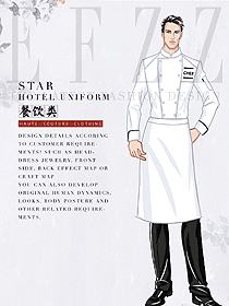 白色男款廚師制服設(shè)計(jì)圖513