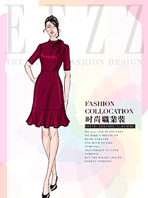 女職業(yè)裝夏裝制服設(shè)計(jì)圖1080