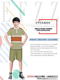 時尚短袖學生服校服設計圖176