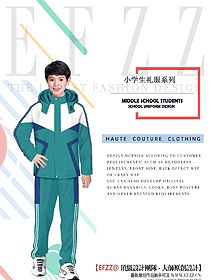 原創(chuàng)設(shè)計男款沖鋒衣學(xué)生服校服款式圖178