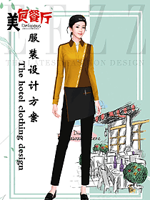 快餐店員工服裝設(shè)計(jì)圖429