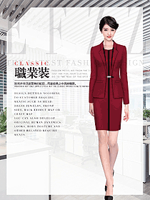 原創(chuàng)設計OL通勤裝女秋冬職業(yè)裝設計圖1875