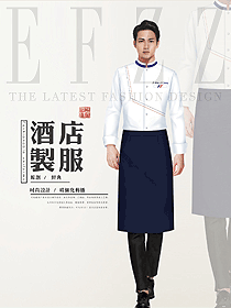 男款長袖廚師制服設計圖518