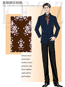 長袖男款酒店經(jīng)理制服設(shè)計(jì)圖491