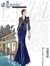 時(shí)尚西餐咨客制服設(shè)計(jì)圖581