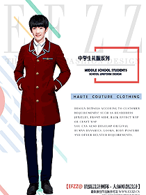 原創(chuàng)設(shè)計(jì)男款學(xué)生服校服款式圖181
