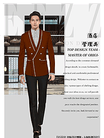 原創(chuàng)設(shè)計(jì)酒店經(jīng)理服裝設(shè)計(jì)圖496