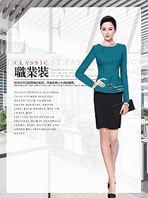 時尚女秋冬職業(yè)裝設(shè)計圖1886