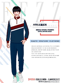 長(zhǎng)袖男款學(xué)生服校服設(shè)計(jì)圖184