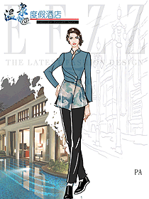 原創(chuàng)設(shè)計(jì)客房服務(wù)員服裝設(shè)計(jì)圖676