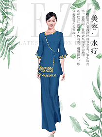 養(yǎng)生會所服務(wù)生制服設(shè)計(jì)圖914